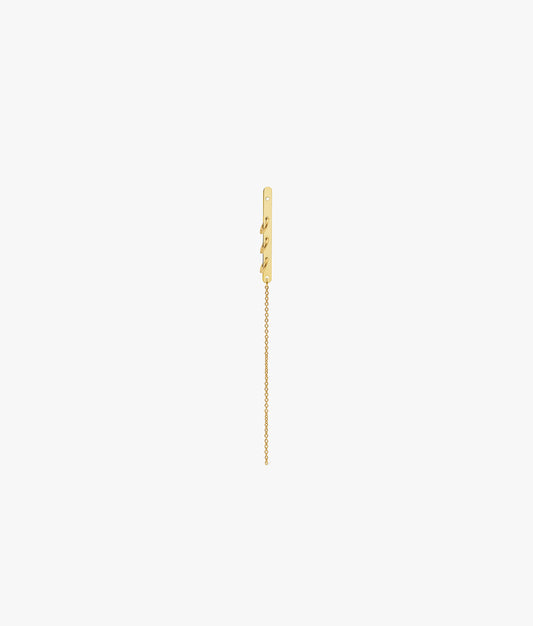 GOLD PLATED SILVER CONEXIONES EARRING PLATE N18