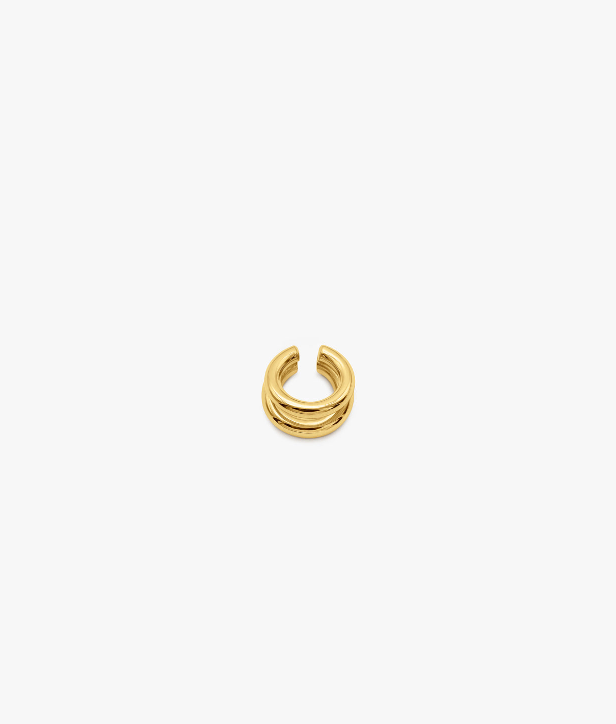 Gold Plated Silver Double Ear Cuff