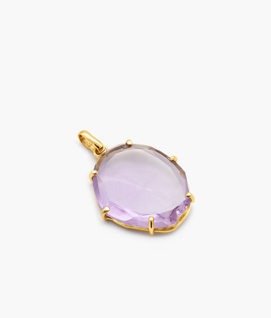 Unique Gems Amethyst Charm