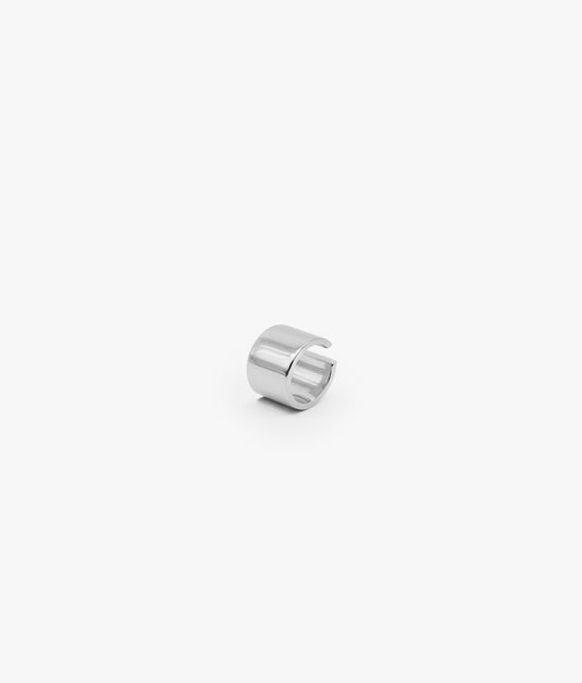 Sterling Silver Flat Wide Ear Cuff